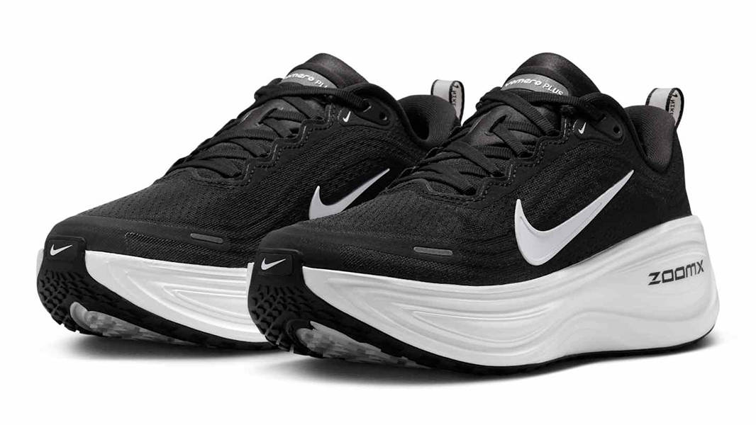 Nike Vomero Plus Black Cool Grey Womens HV8154-002 Side
