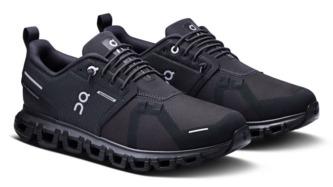 On Running Cloud 6 Waterproof Black Front