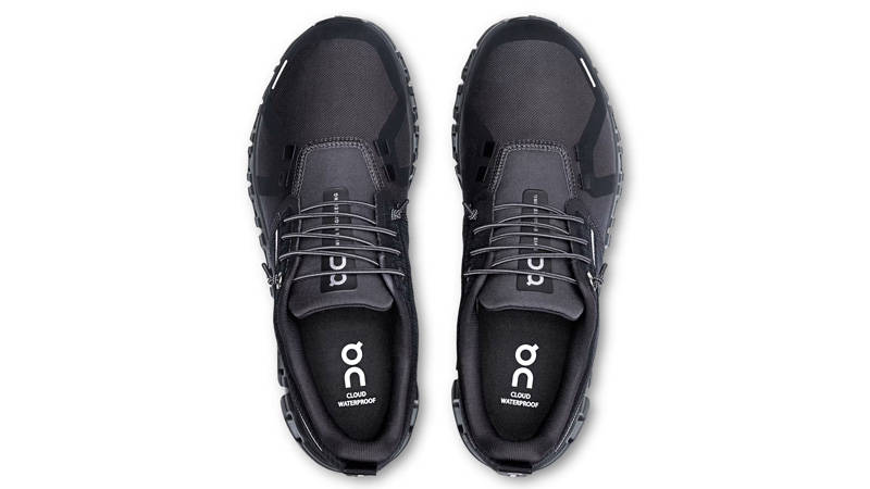 On Running Cloud 6 Waterproof Black Middle