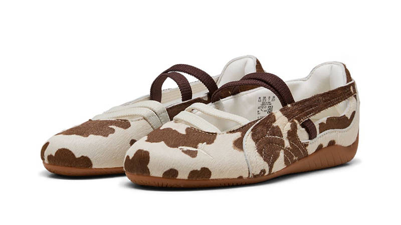 PUMA Speedcat Ballet Cow Print 407787-01 front