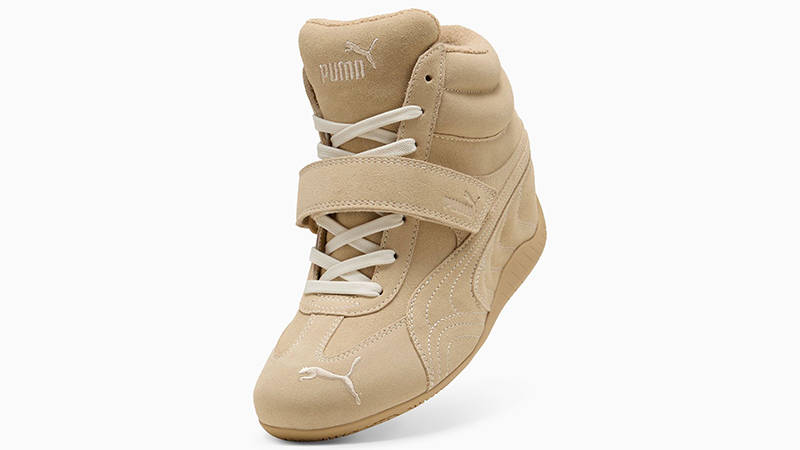 PUMA Speedcat Wedge Tan 408118-01 tongue