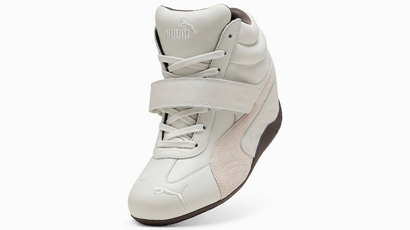 PUMA Speedcat Wedge White 408120-01 tongue