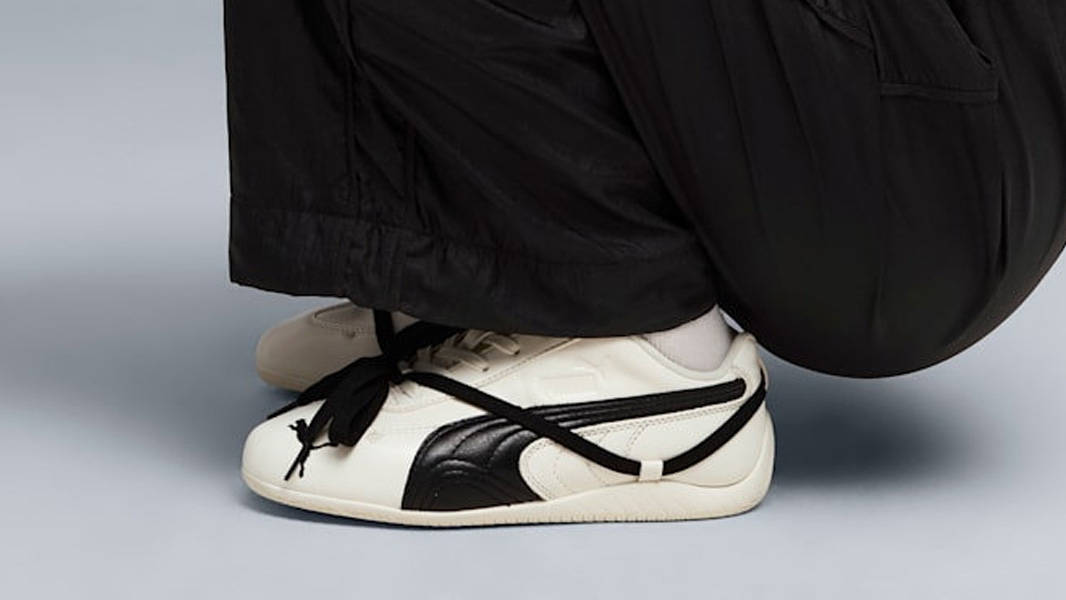 Ros x PUMA Speedcat Still On White On Foot