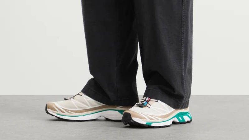 Salomon XT-6 Rainy Day Chinchilla L47864300 on foot