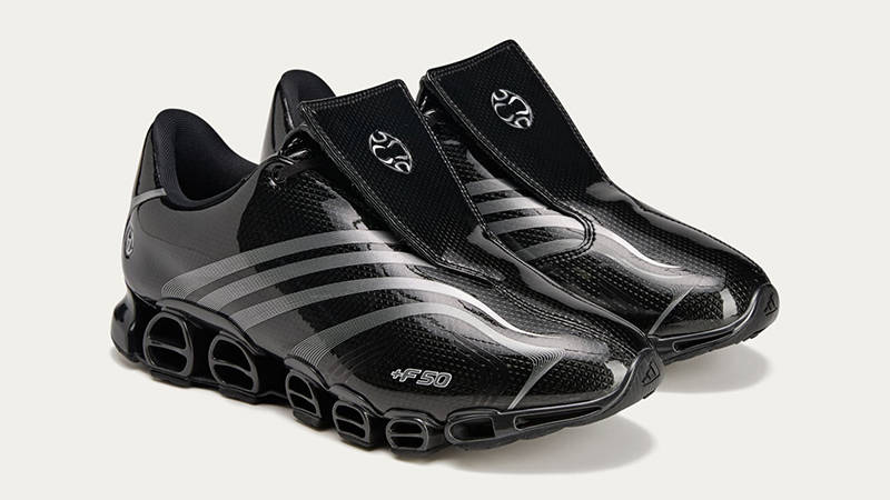 Slam Jam x adidas F50 Tunit Black Silver JQ1362 front