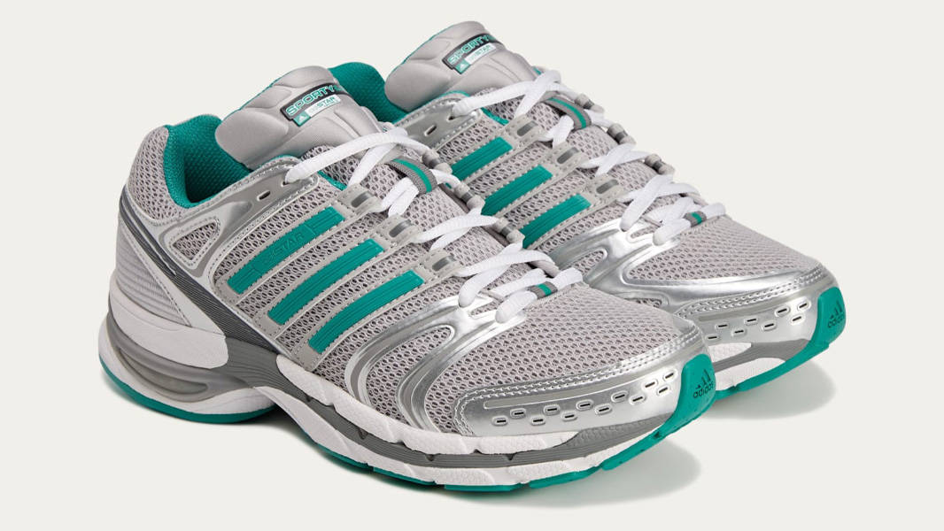 Sporty Rich x adidas Adistar Control 5 Grey Teal Front