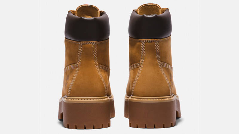 Timberland Stone Street 6-Inch Waterproof Platform Boot Wheat Back