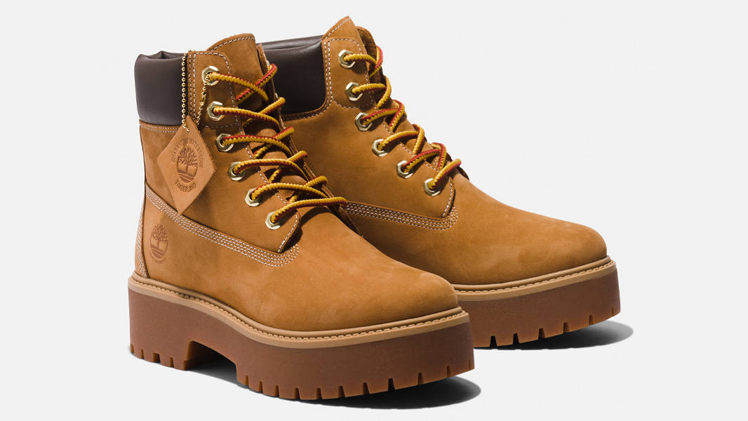 Timberland Stone Street 6-Inch Waterproof Platform Boot Wheat