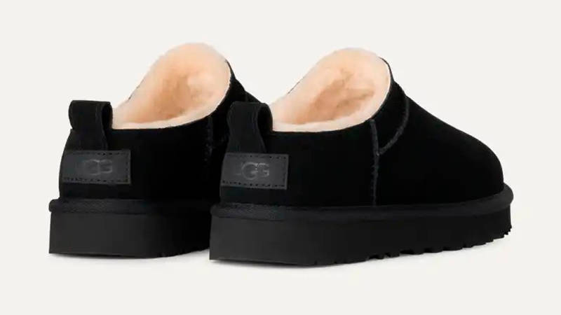 UGG Classic Micro Boot Black 1173891-BLK Back