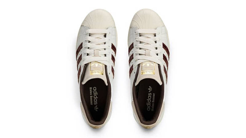 Wales Bonner x adidas Superstar White Fox Brown KH8797 middle