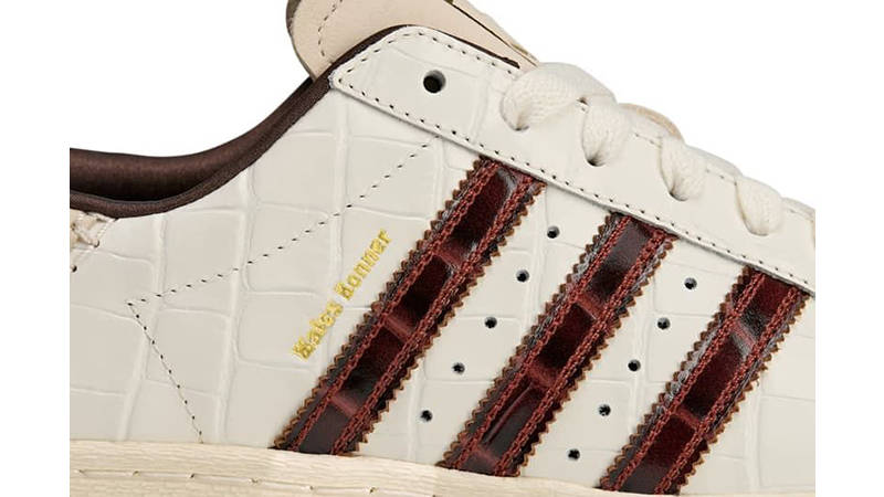 Wales Bonner x adidas Superstar White Fox Brown KH8797 stripes