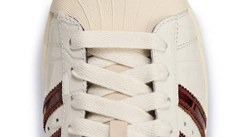 Wales Bonner x adidas Superstar White Fox Brown KH8797 toe