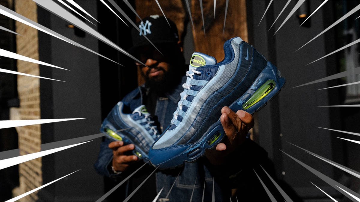 遊戯王x NIKE Air Muscle 95 QS YGO セット付 Nikeが描く「遊☆戯☆王」伝説とファンの情熱から生まれた