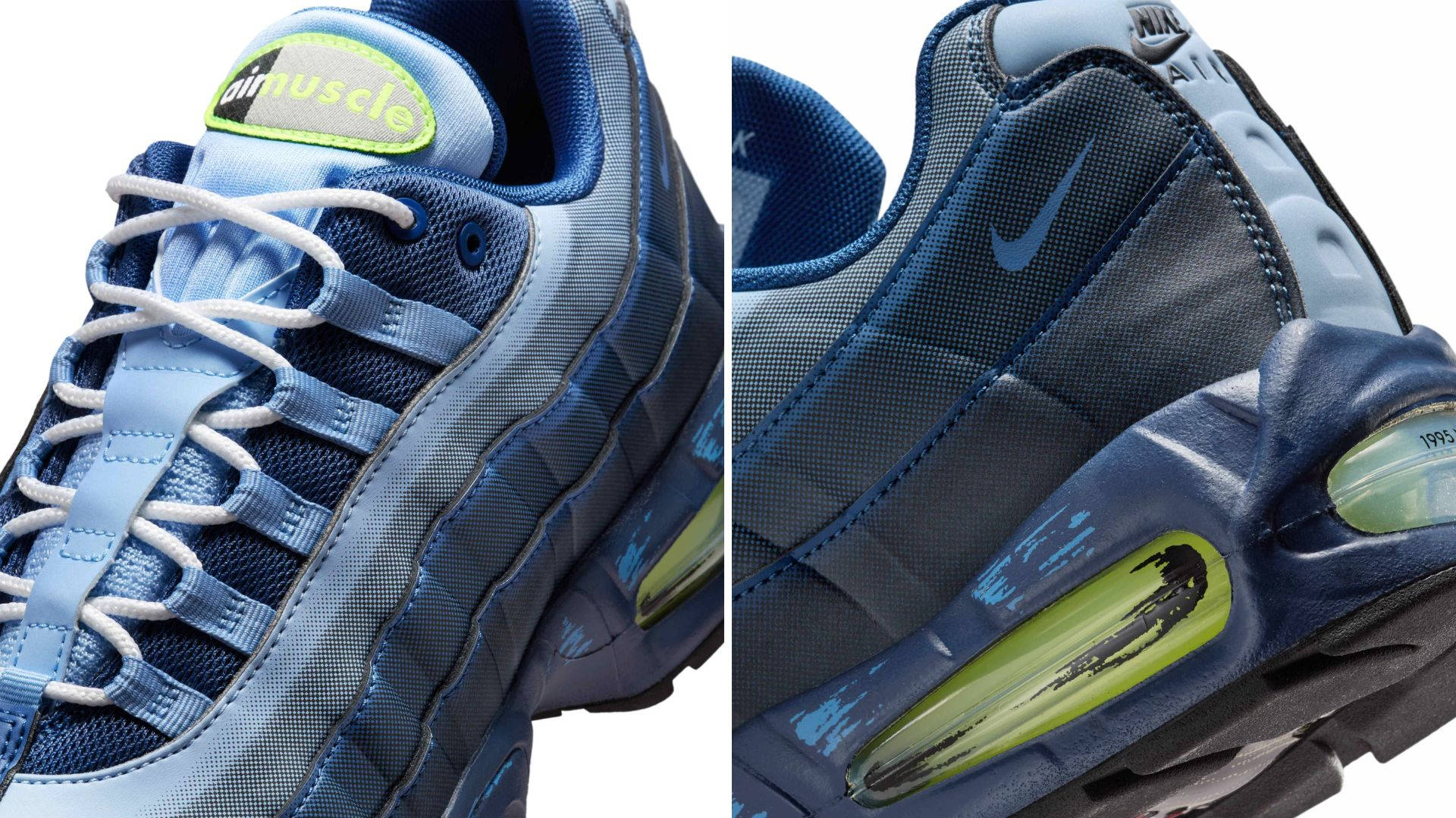 Hinh anh 4: Giay Nike Air Max 95 phien ban Yu-Gi-Oh! voi phoi mau doc dao'Joey' Details