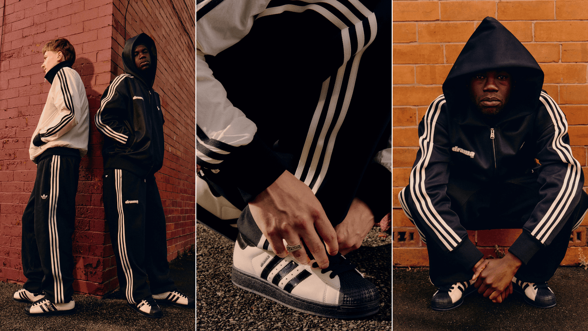 Drama Call x adidas Superstar II Off-White Black