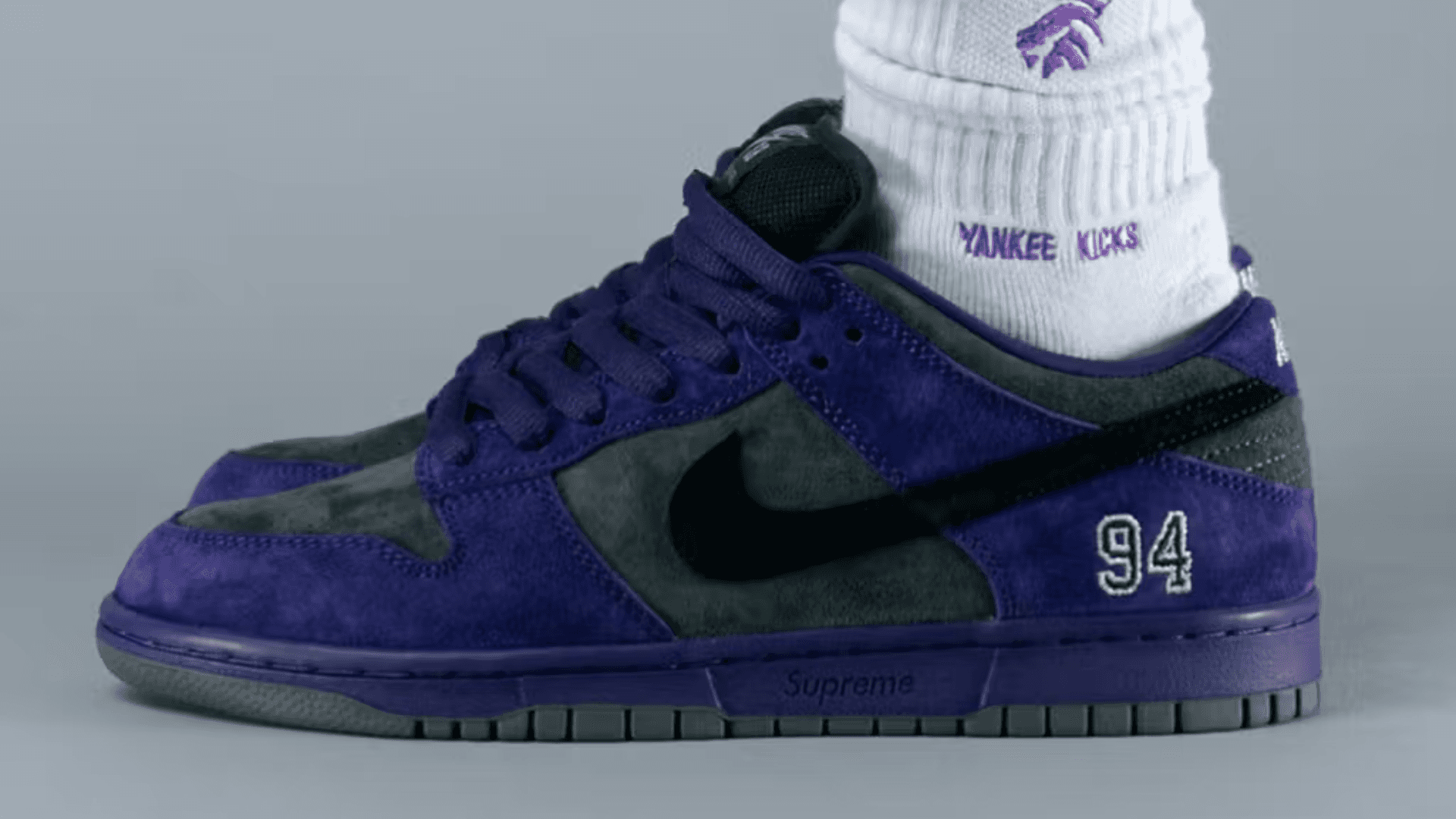 Supreme x Nike SB Dunk Low Ink Black