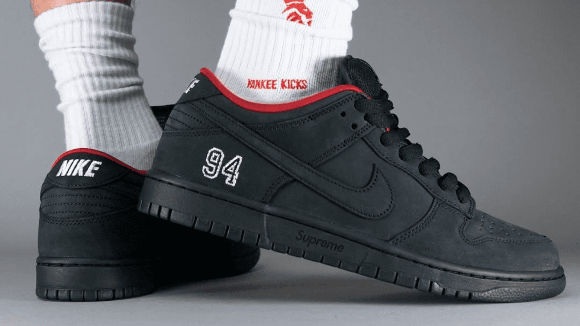 Supreme x Nike SB Dunk Low 94 Black