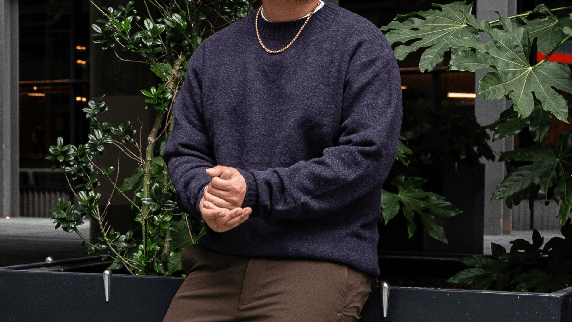 Soufflé Yarn Crew Neck Jumper