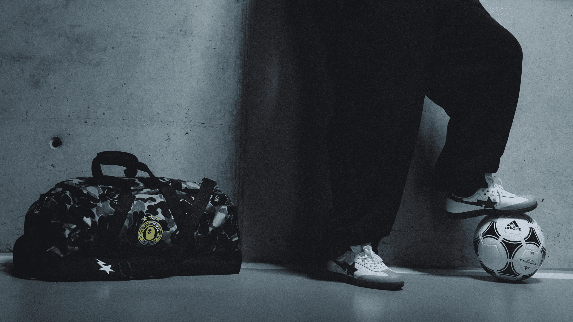 BAPE x adidas Samba White Gum