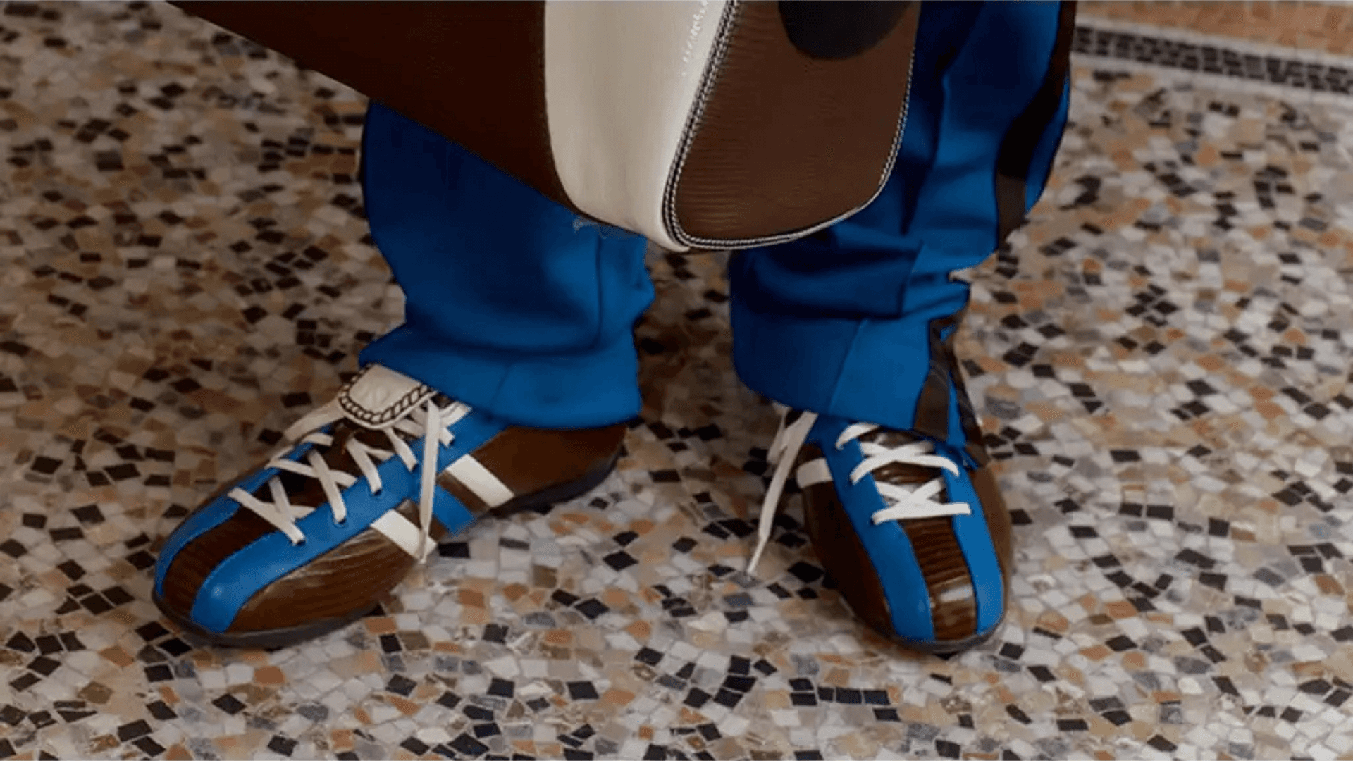 Wales Bonner x Y3 x adidas Field Shoe Brown White Blue