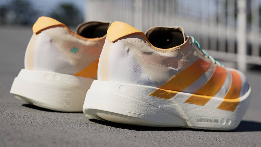 adidas Adizero Adios Pro 4 Crystal Sand Flash Orange Back