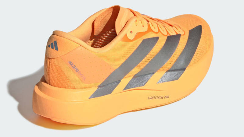 adidas Adizero EVO SL Flash Orange Iron Metallic Back