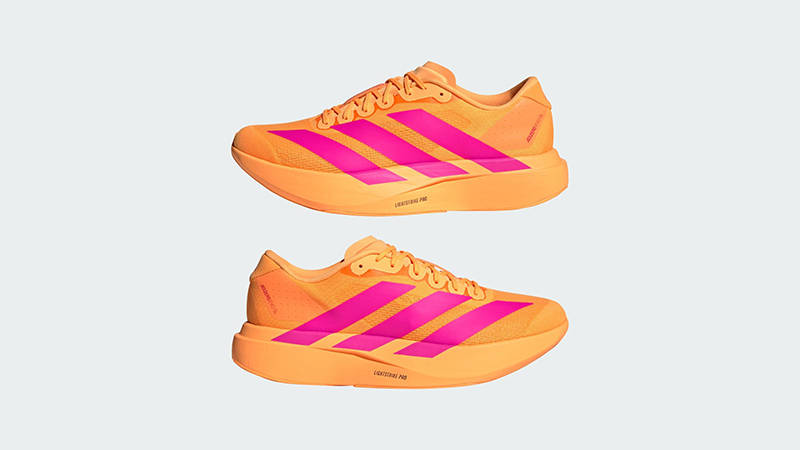 adidas Adizero Evo SL Flash Orange Pink HQ5000 feature