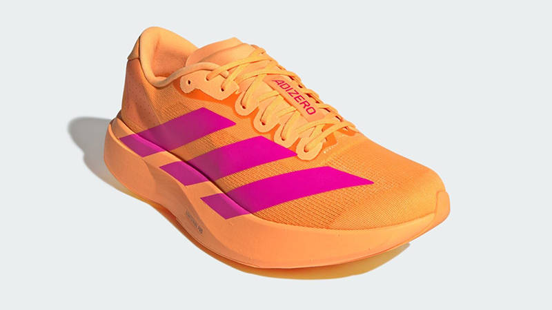 adidas Adizero Evo SL Flash Orange Pink HQ5000 front