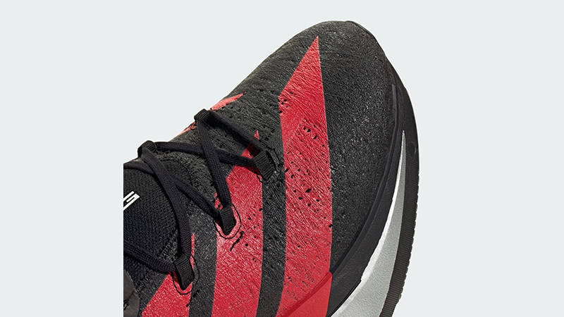 adidas Adizero Prime X3 Strung AMG Black Lucid Red KJ6946 toe