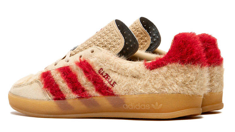 adidas Gazelle Indoor Fur Pack Tan Red Back