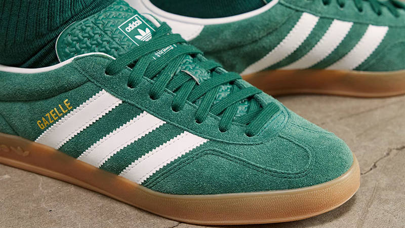 adidas Gazelle Indoor Green White Gum JI2062 side
