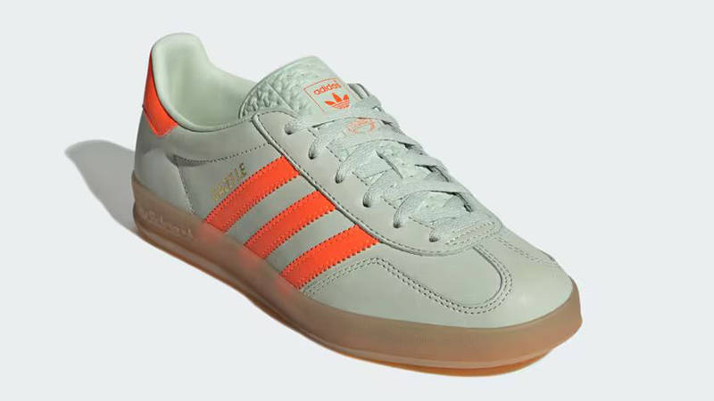 adidas Gazelle Indoor Linen Green Orange IF6982 front