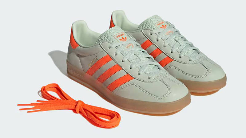 adidas Gazelle Indoor Linen Green Orange IF6982 side