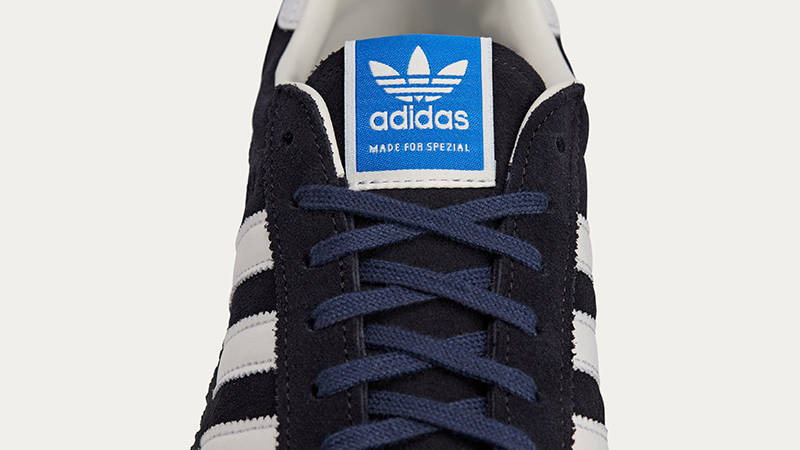 adidas Munchen II SPZL Black Gum tongue