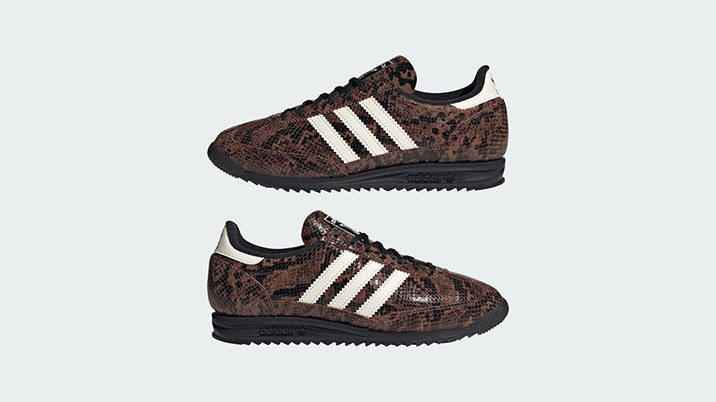 adidas SL-72 OG Snakeskin Brown JS3981 feature