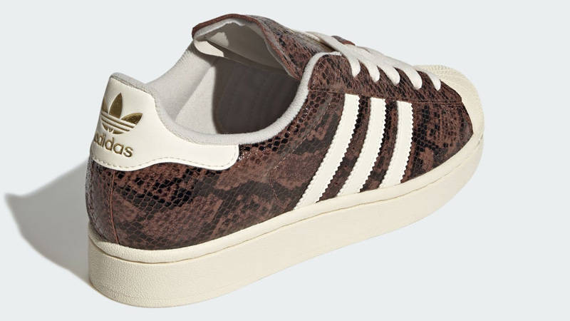 adidas Superstar II Snakeskin Preloved Brown Back