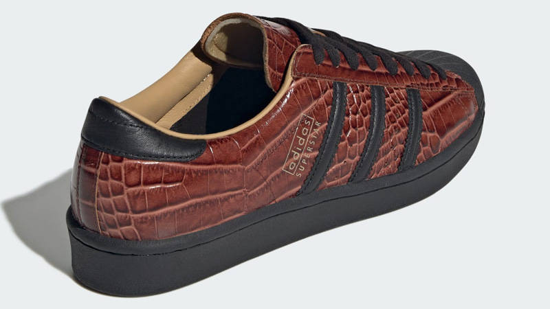 adidas Superstar Vintage Croc Fox Brown Back