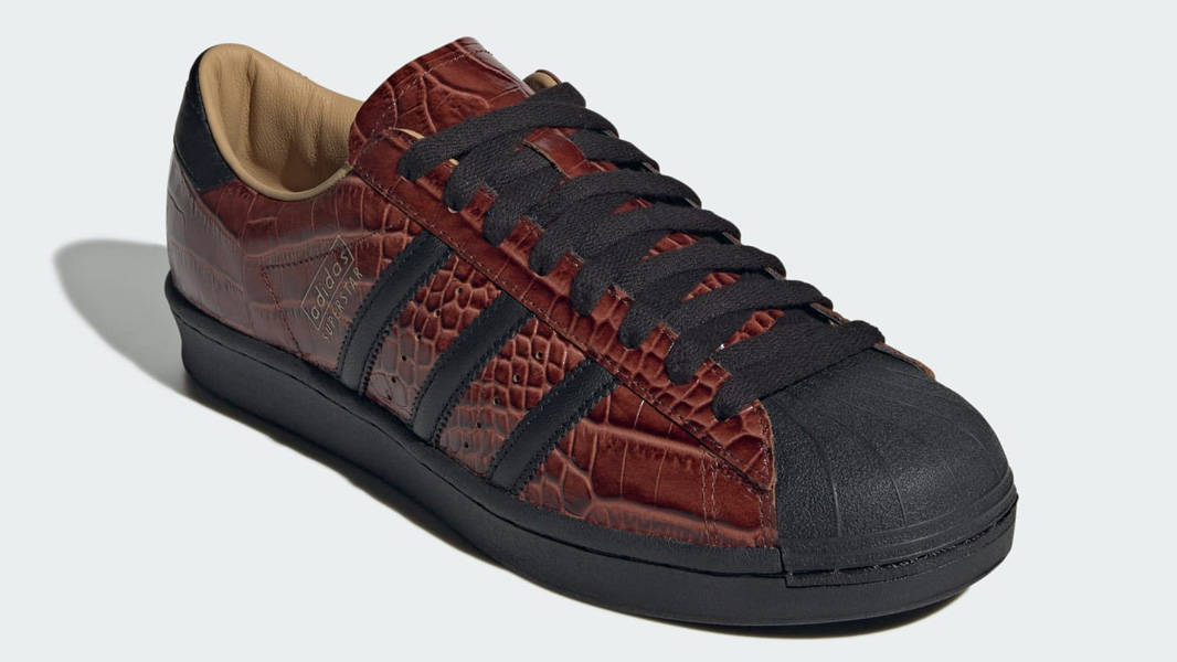 adidas Superstar Vintage Croc Fox Brown Front