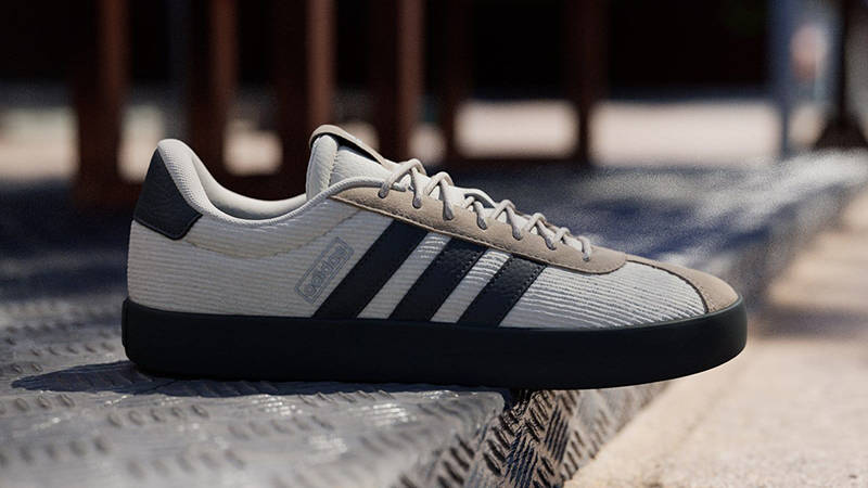 adidas VL Court 3 0 Alumina Carbon JS2046 side