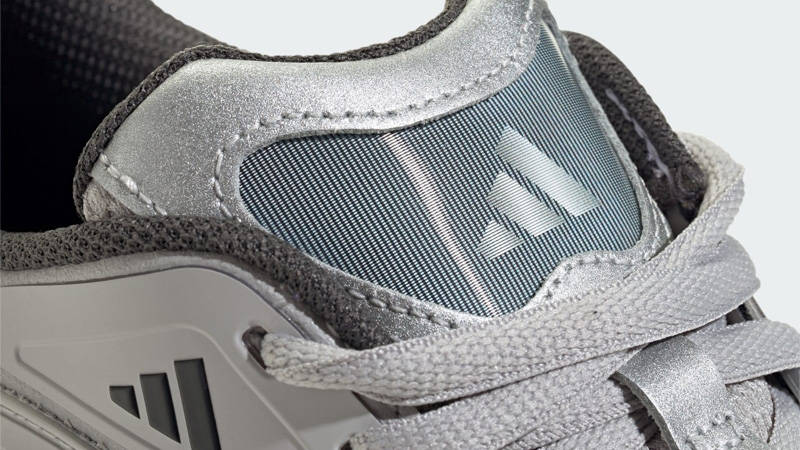 adidas XLG Metawave Grey Silver Metallic Closeup