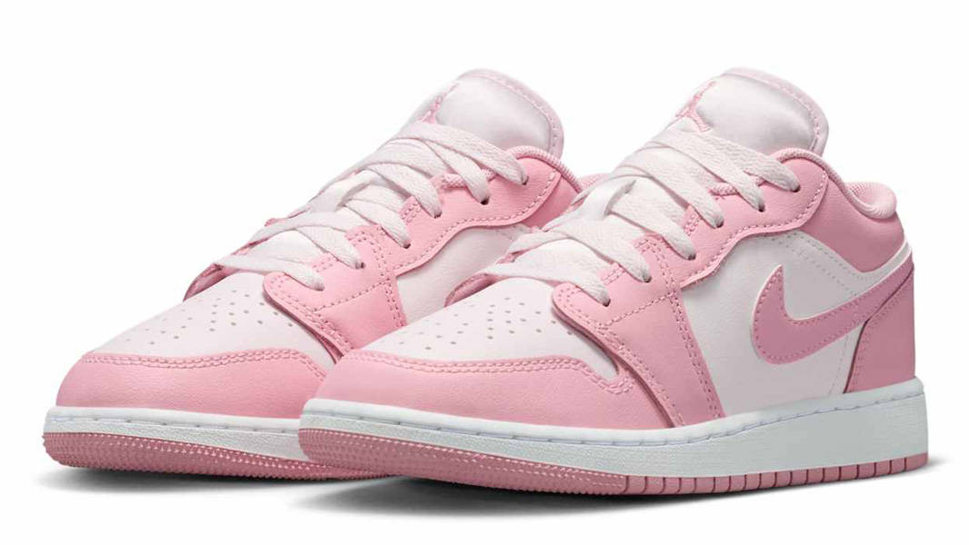 Air Jordan 1 Low GS Medium Soft Pink Front