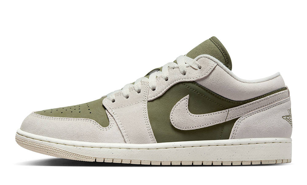 Air Jordan 1 Low Medium Olive Sail HV4089-201