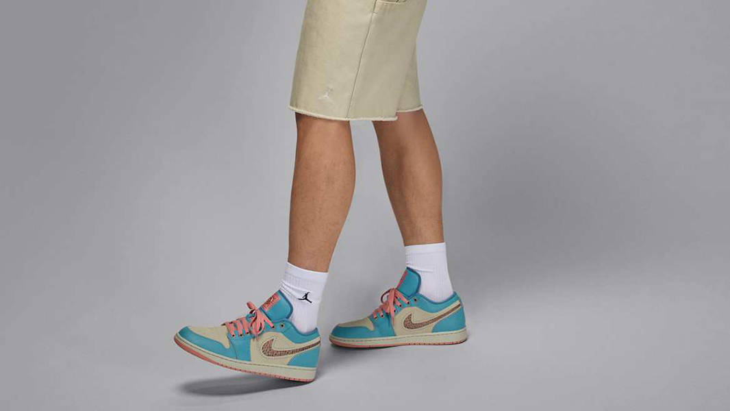 Air Jordan 1 Low Somos Eternos IM8120-464 on feet