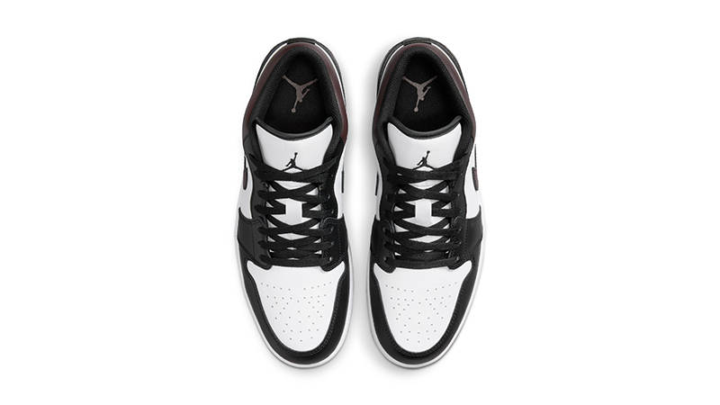 Air Jordan 1 Low White Black Brown IO3393-010 middle