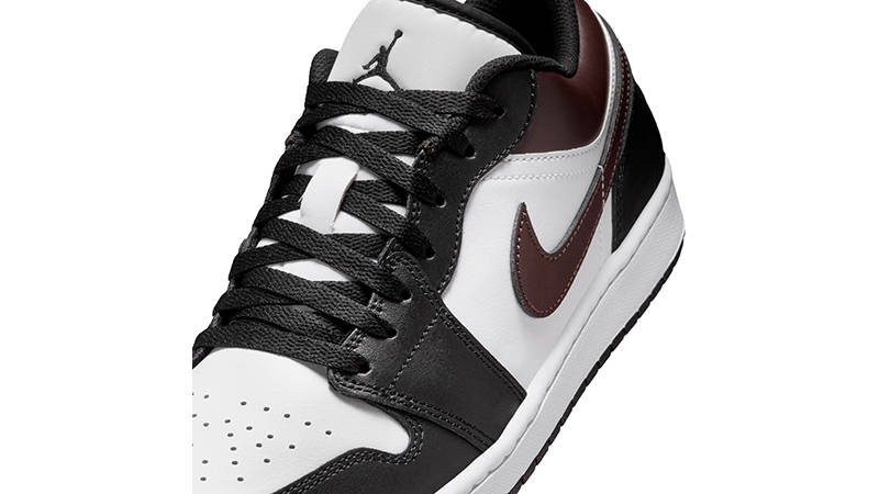 Air Jordan 1 Low White Black Brown IO3393-010 side
