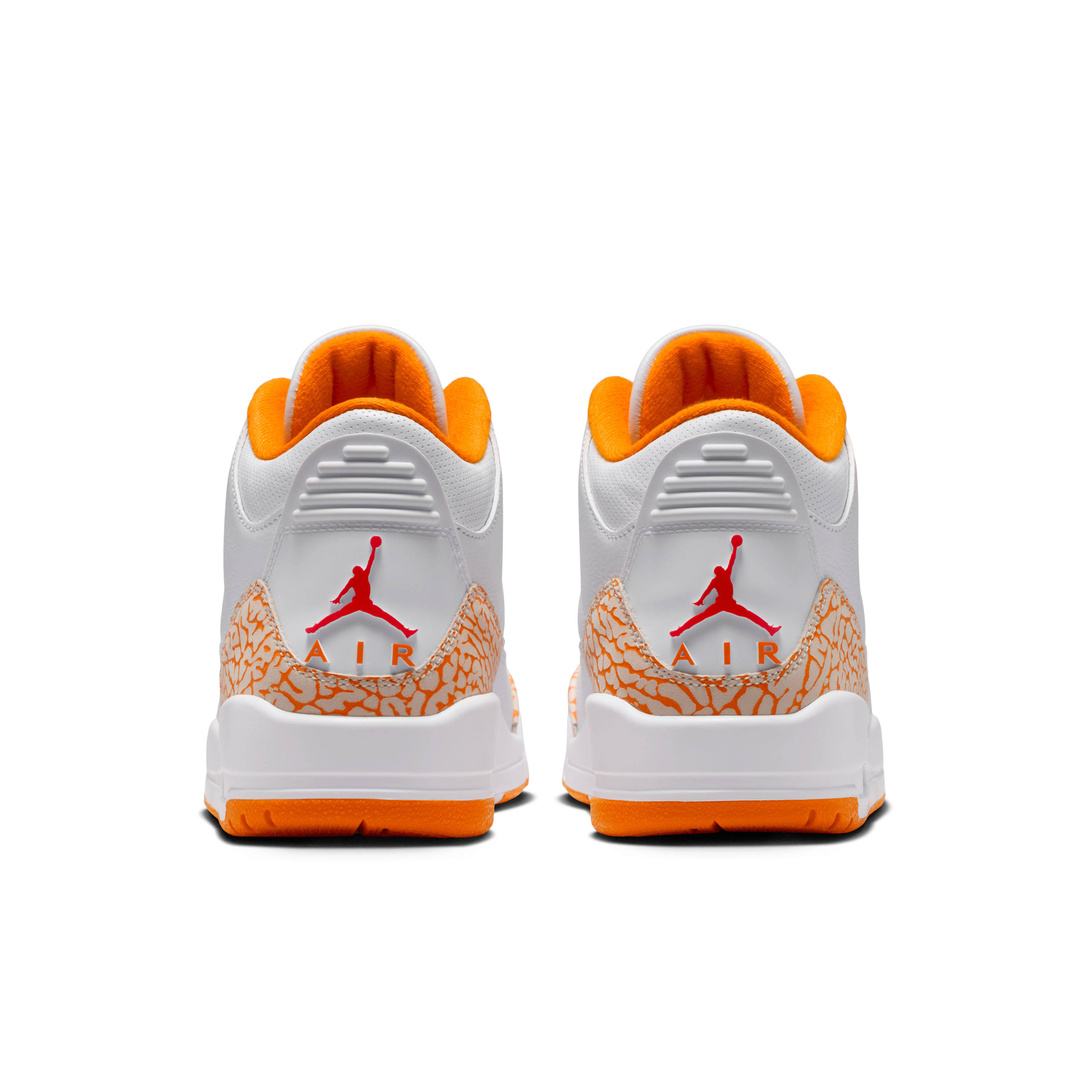Air Jordan 3 Orange Citrus Heel