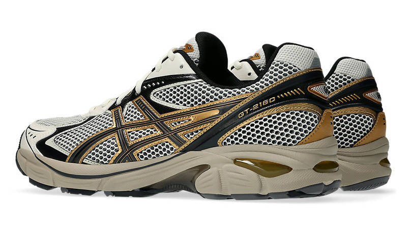 ASICS GT-2160 Cream Pure Gold Back Side