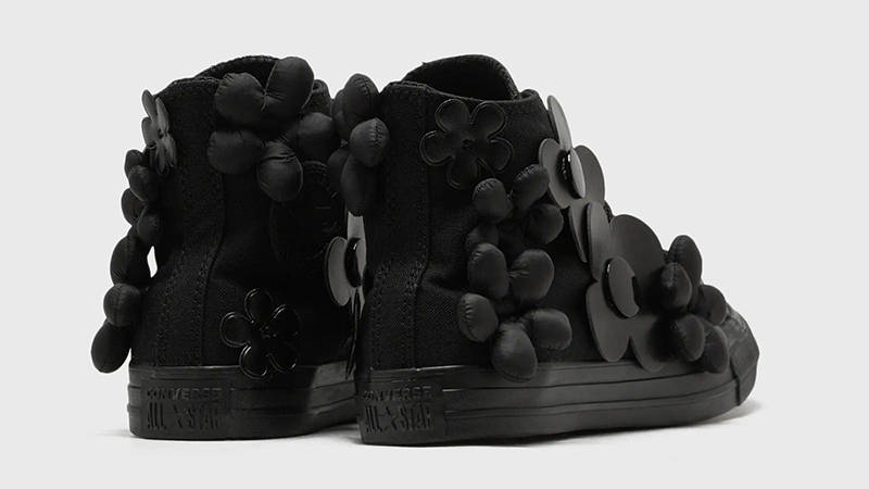 Converse Chuck Taylor All Star Black Dark Flowers A17727C back