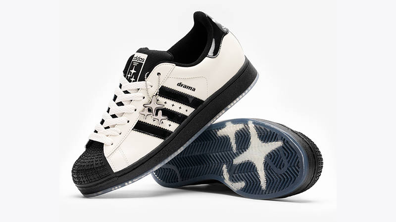 Drama Call x adidas Superstar II Off-White Black side
