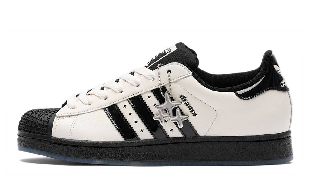 Drama Call x adidas Superstar II Off-White Black The Sole Supplier